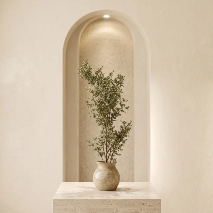 Archway Niche Wall Sculpture Plant