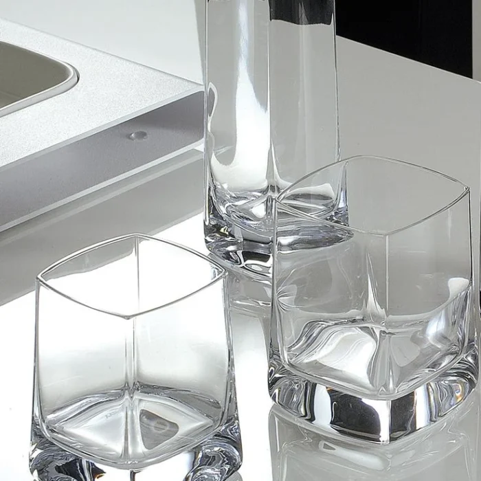 Clear Glass Tumblers Set