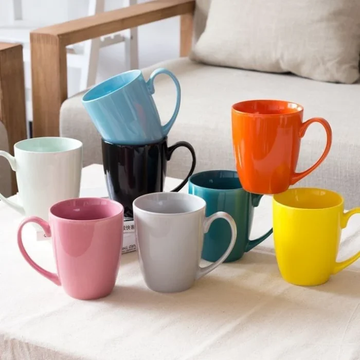 Colorful Ceramic Coffee Mugs Set