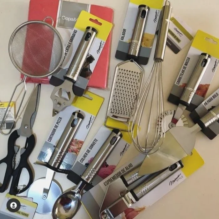 Stainless Steel Kitchen Gadgets Assortment